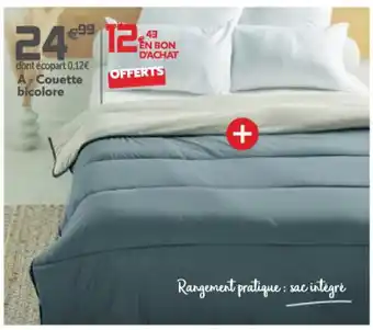 Gifi A -Couette Bicolore offre