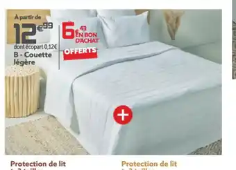 Gifi B- Couette Legere offre