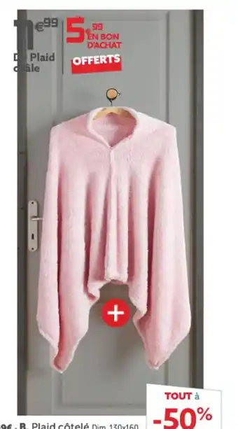Gifi D - Plaid Cinale offre