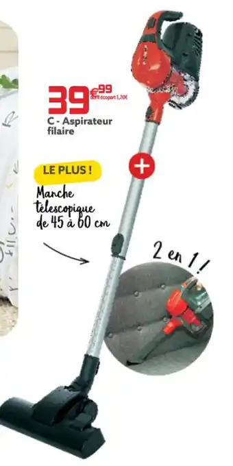 Gifi C - Aspirateur Filaire offre