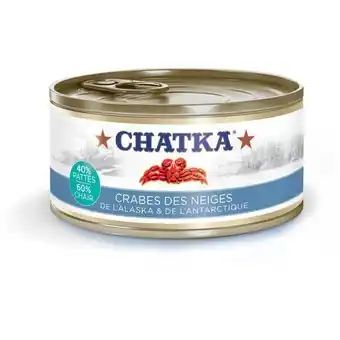 Auchan Crabe des neiges de l'alaska et de l'antarctique chatka offre