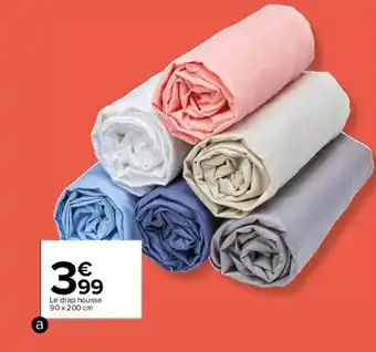 Carrefour Drap housse offre