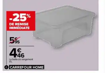 Carrefour Boîte de rangement offre