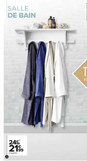 Carrefour Peignoir offre