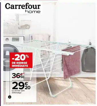 Carrefour Sechoir 22m d'etendage offre