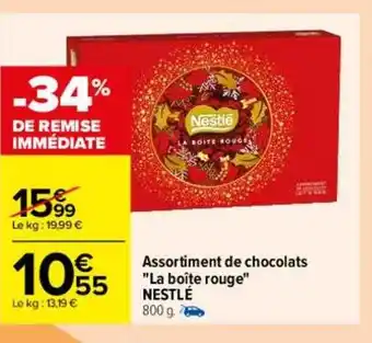 Carrefour Assortiment de chocolats offre