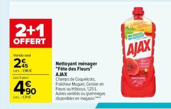 Carrefour Nettoyant ménager offre