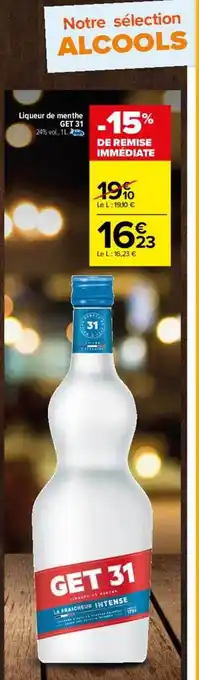 Liqueur de menthe get 31