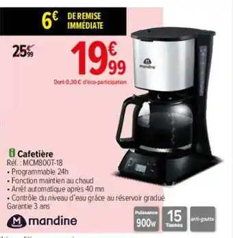 Cafetière mandine