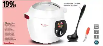 Carrefour Cookeo+ blanc moulinex offre