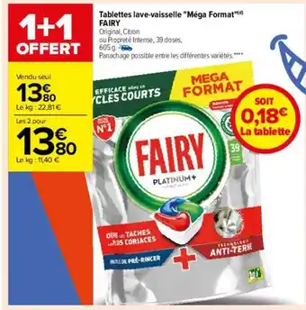 Carrefour Tablettes lave-vaisselle offre