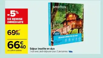 Séjour insolite en duo smartbox