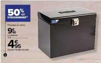 Carrefour Classeur offre