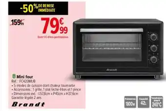 Carrefour Mini four brandt offre
