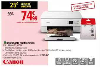 Carrefour Imprimante multifonction canon offre