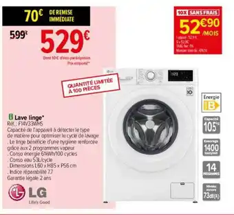 Carrefour Lave linge lg offre