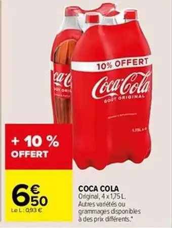 Carrefour Market Coca-cola offre