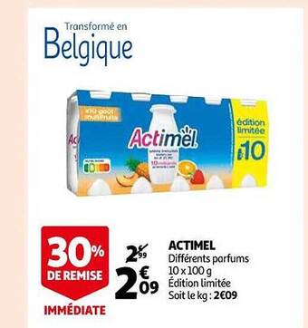Auchan Actimel offre