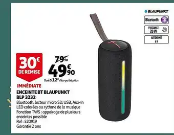 Enceinte bt blaupunkt blp 3232