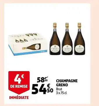 Auchan Champagne greno offre