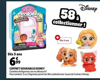 Auchan Coffret doorables disney offre
