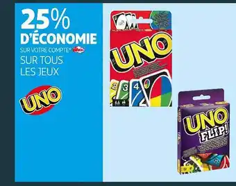 Auchan Les jeux uno offre