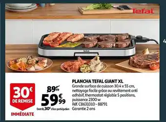 Plancha tefal giant xl