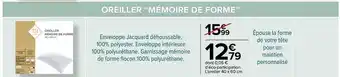 Carrefour Market Oreiller mémoire de forme offre