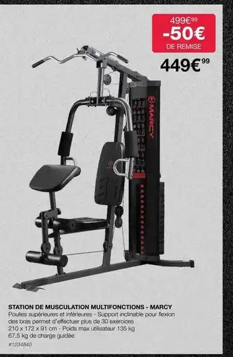 Costco Station de musculation multifonctions - marcy offre