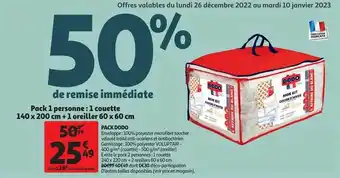 Auchan Pack dodo offre