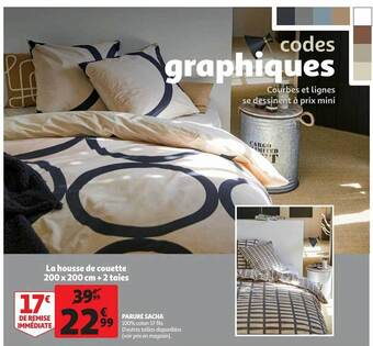 Auchan Parure sacha offre