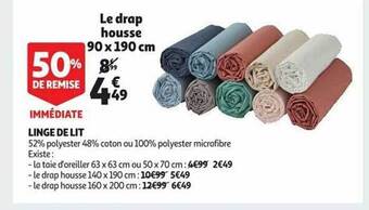 Auchan Linge de lit offre
