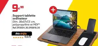 Gifi Support tablette ordinateur offre
