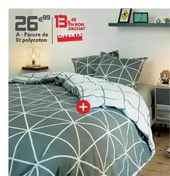 Gifi Parure de lit polycoton offre