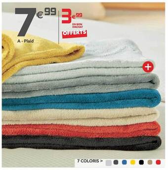 Gifi Plaid offre