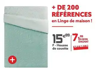 Gifi Housse de couette offre