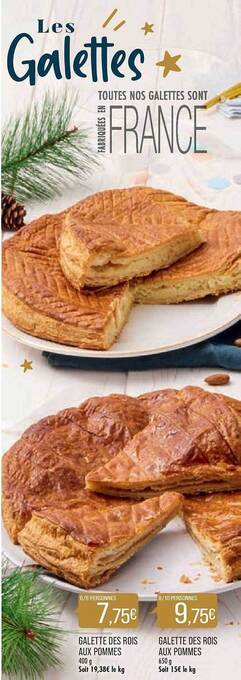 Match Galette des rois aux pommes offre