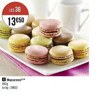 Casino Supermarchés Macarons offre