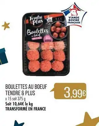 Match Boulettes au bœuf tendre & plus offre