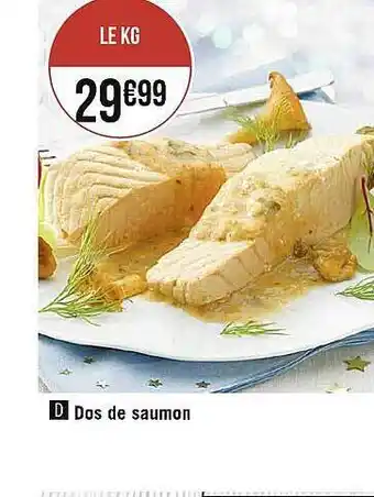 Géant Casino Dos de saumon offre