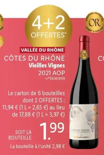 Lidl Vieilles vignes offre