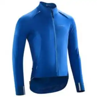 Decathlon Veste velo route manches longues hiver homme - racer bleu electrique offre