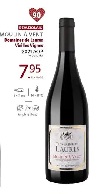 Lidl Domaine de laures vieilles vignes offre