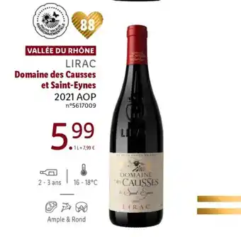 Lidl Domaine des causses et saint-eynes offre