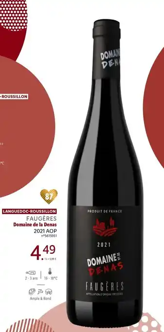 Lidl Domaine de la denas offre