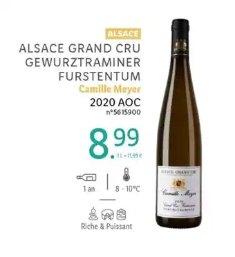 Lidl Alsace grand cru gewurztraminer furstentum offre