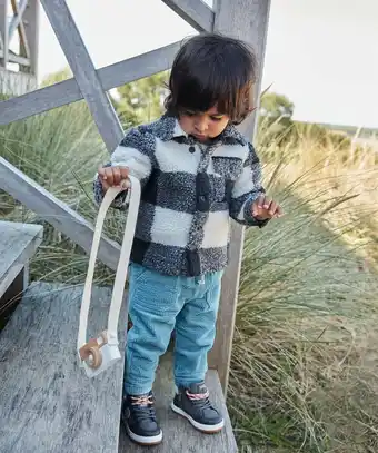Gémo Gémo chemise bébé garçon en fourrure imitation à carreaux offre