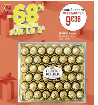 Casino Supermarchés Ferrero Rocher offre