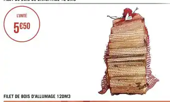 Casino Supermarchés Filet De Bois D'Allumage 12 DM3 offre