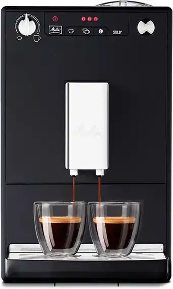 Amazon Melitta caffeo solo, noir, e950-101, machine à café et expresso automatique avec broyeur à grains offre